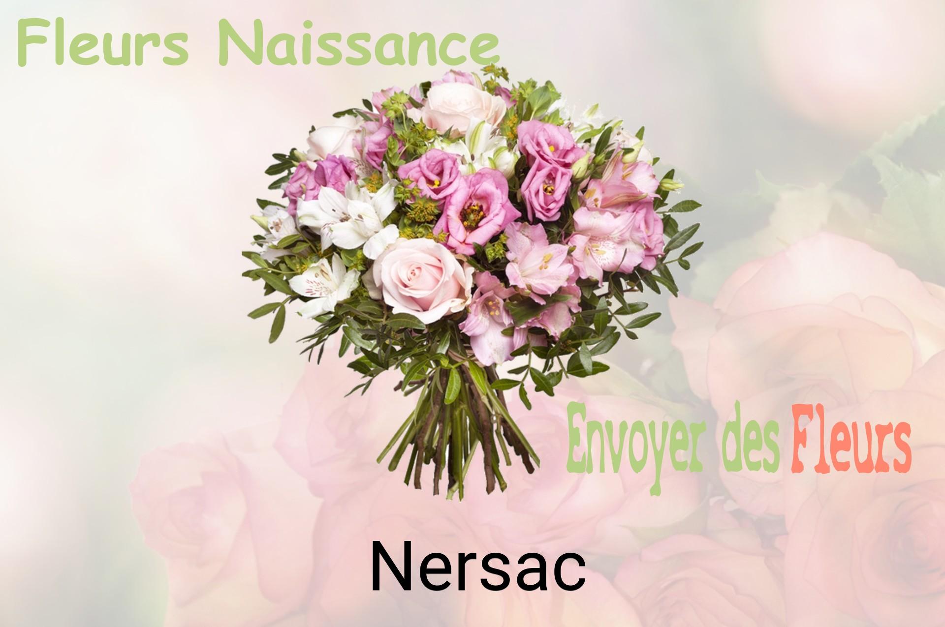 Bouquet de fleurs de naissance livré à Nersac